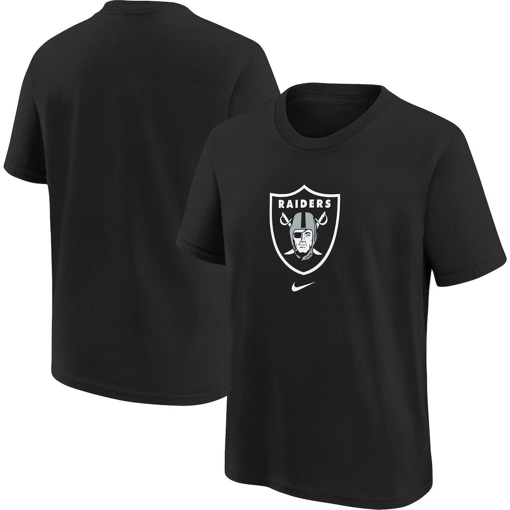 Las Vegas Raiders Youth Logo T-Shirt Black