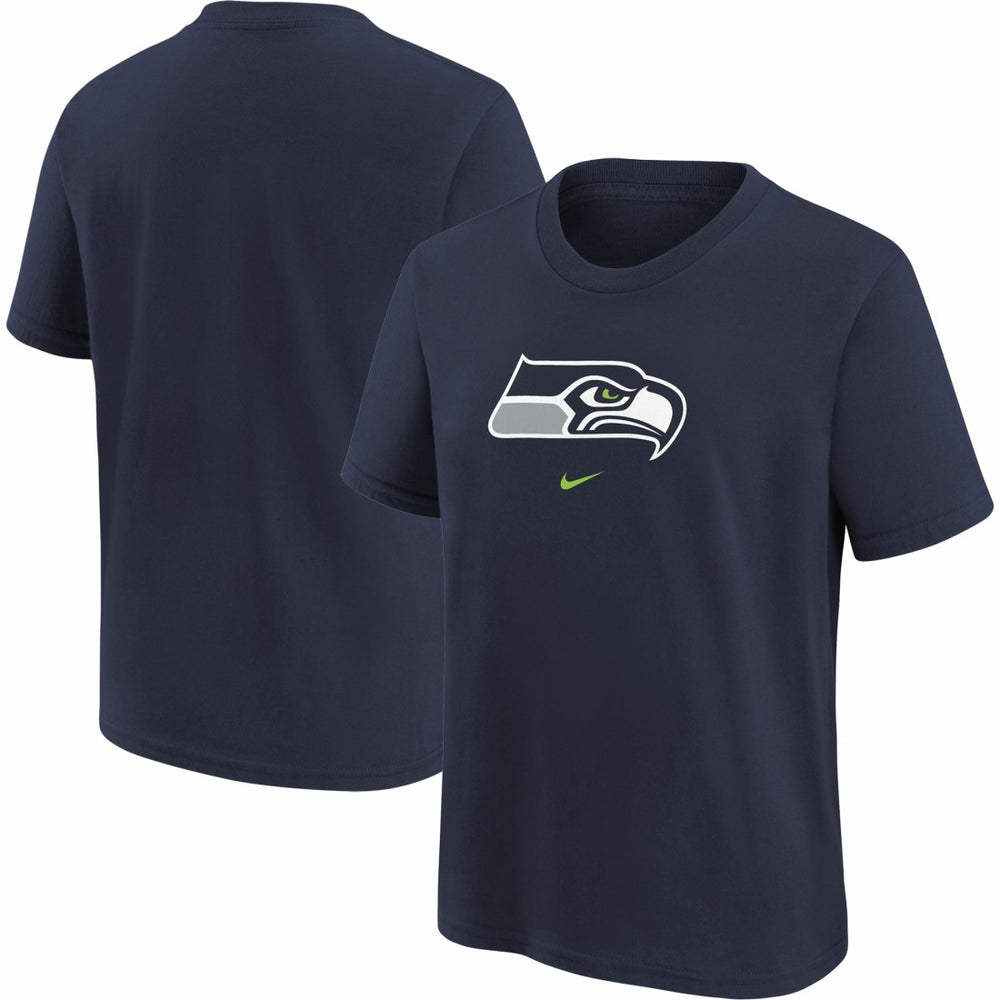 Seattle Seahawks Youth Logo T-Shirt Navy