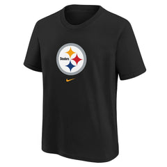Pittsburgh Steelers Youth Logo T-Shirt Black