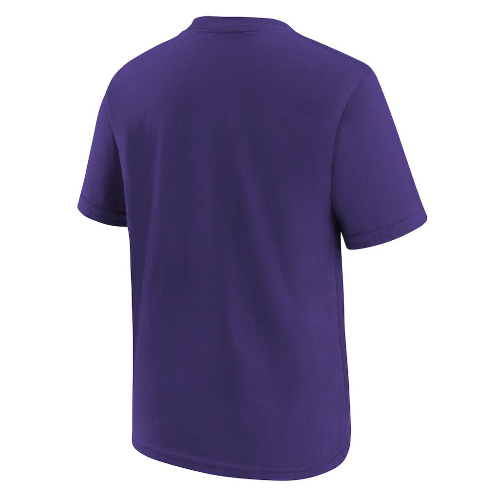 Minnesota Vikings Youth Logo T-Shirt Purple