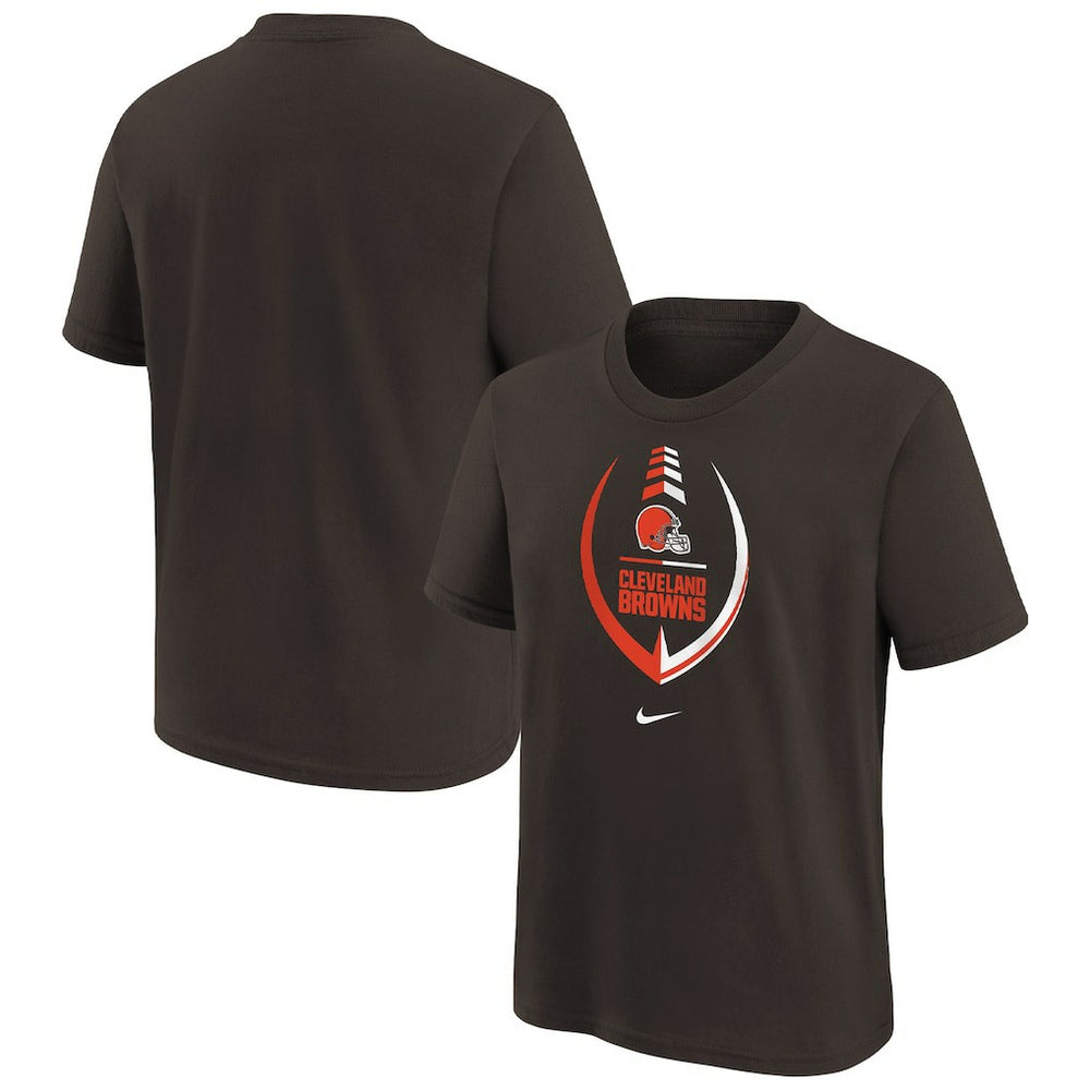 Cleveland Browns Girls Preschool Icon T-Shirt Brown