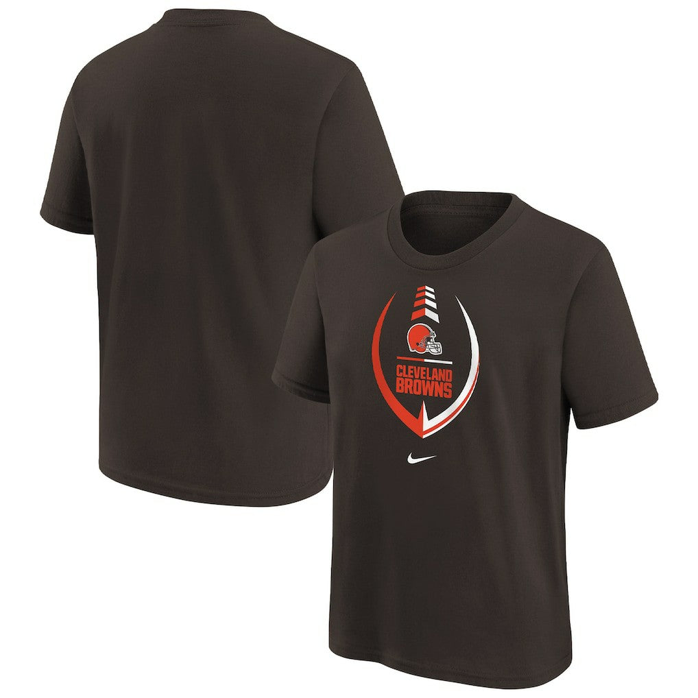 Cleveland Browns Girls Preschool Icon T-Shirt Brown