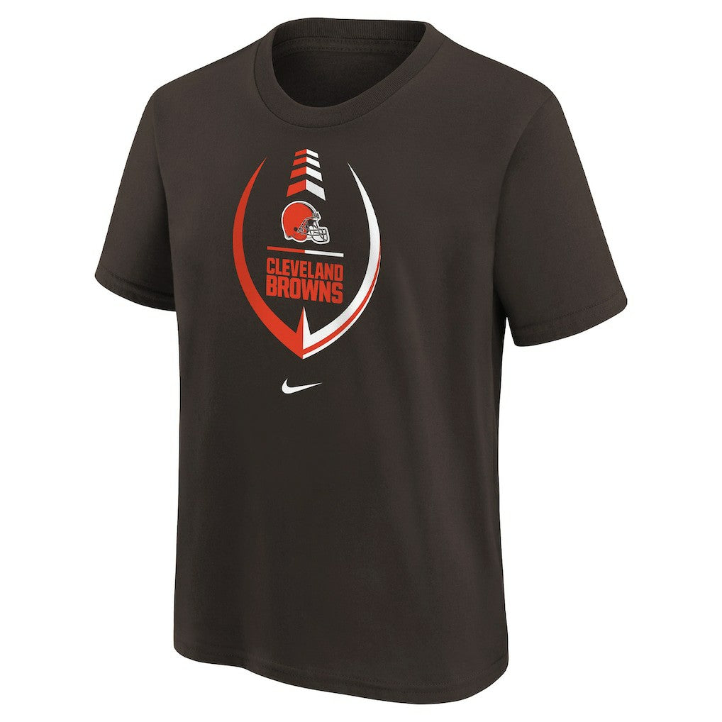 Cleveland Browns Girls Preschool Icon T-Shirt Brown