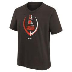 Cleveland Browns Girls Preschool Icon T-Shirt Brown