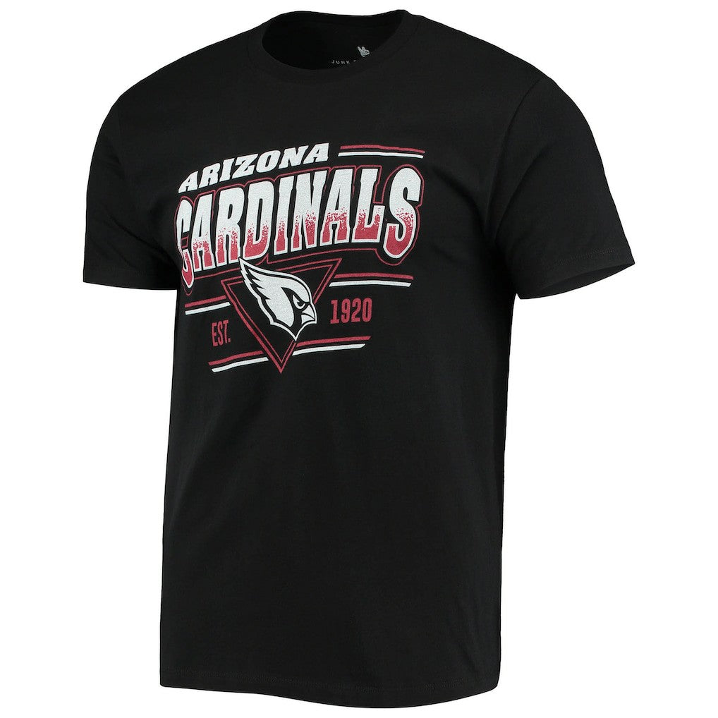Arizona Cardinals Junk Food Throwback T-Shirt Black