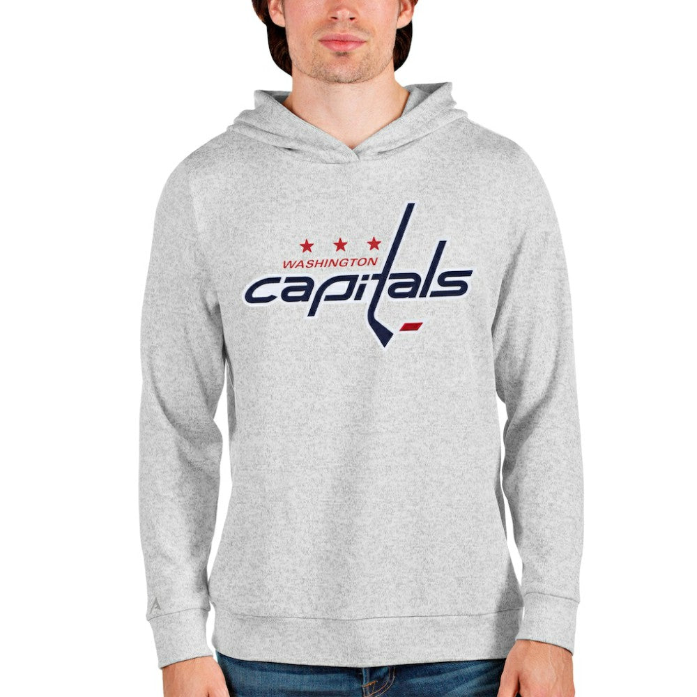 NHL Washington Capitals Antigua Absolute Pullover Hoodie - Heathered Gray