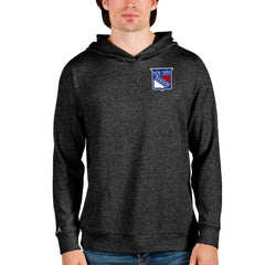 NHL New York Rangers Antigua Team Absolute Pullover Hoodie - Black