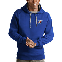Oklahoma City Thunder Antigua Victory Pullover Hoodie Royal