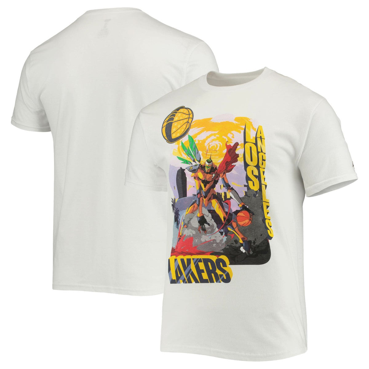 Los Angeles Lakers NBA x McFlyy Identify Artist Series T-Shirt White