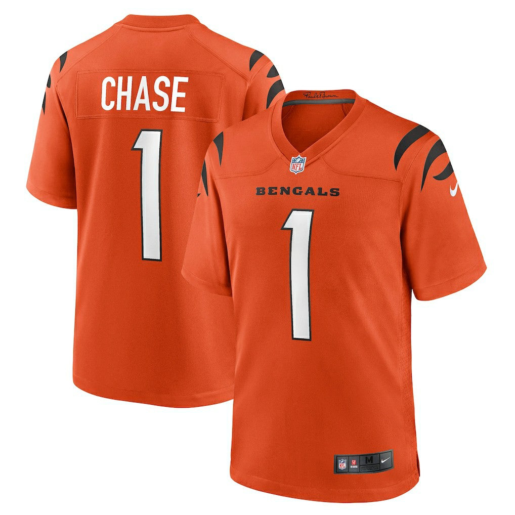 Ja'Marr Chase Cincinnati Bengals Alternate Game Jersey Orange
