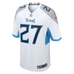 Eddie George Tennessee Titans Retired Player Game Jersey White