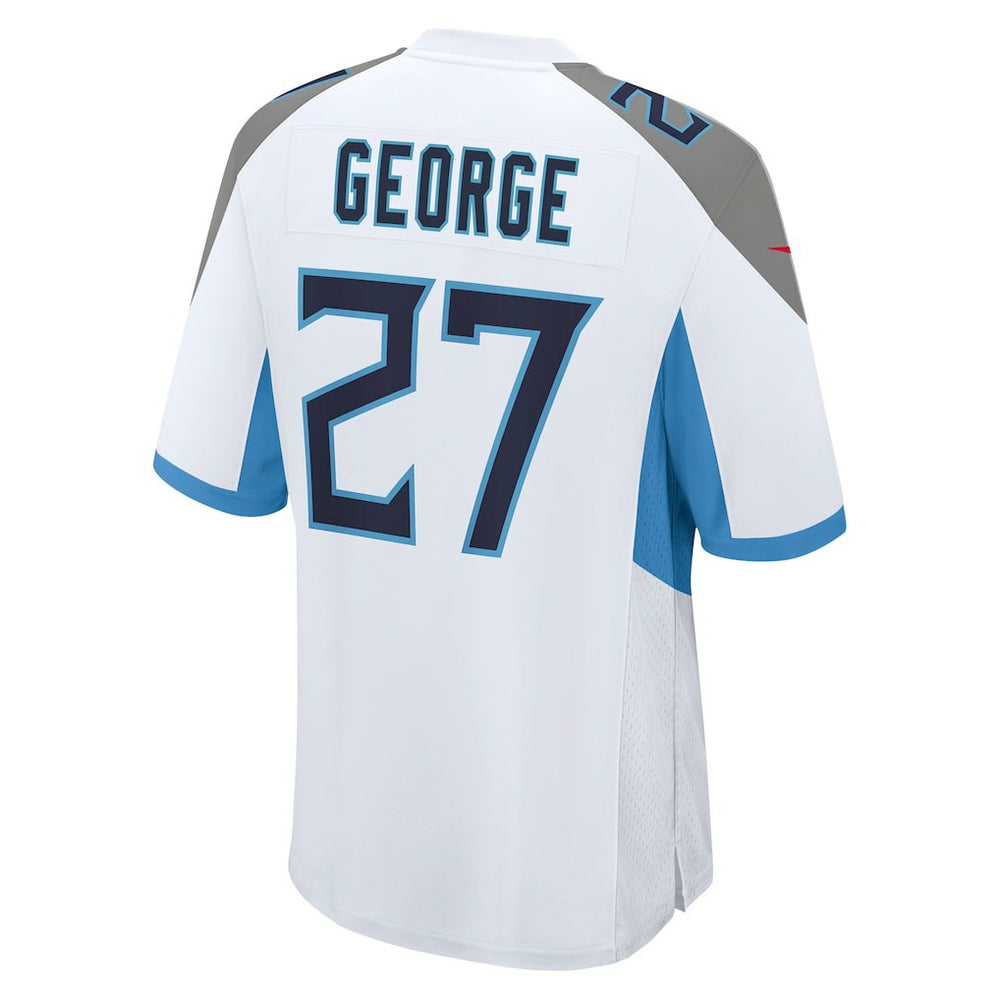Eddie George Tennessee Titans Retired Player Game Jersey White