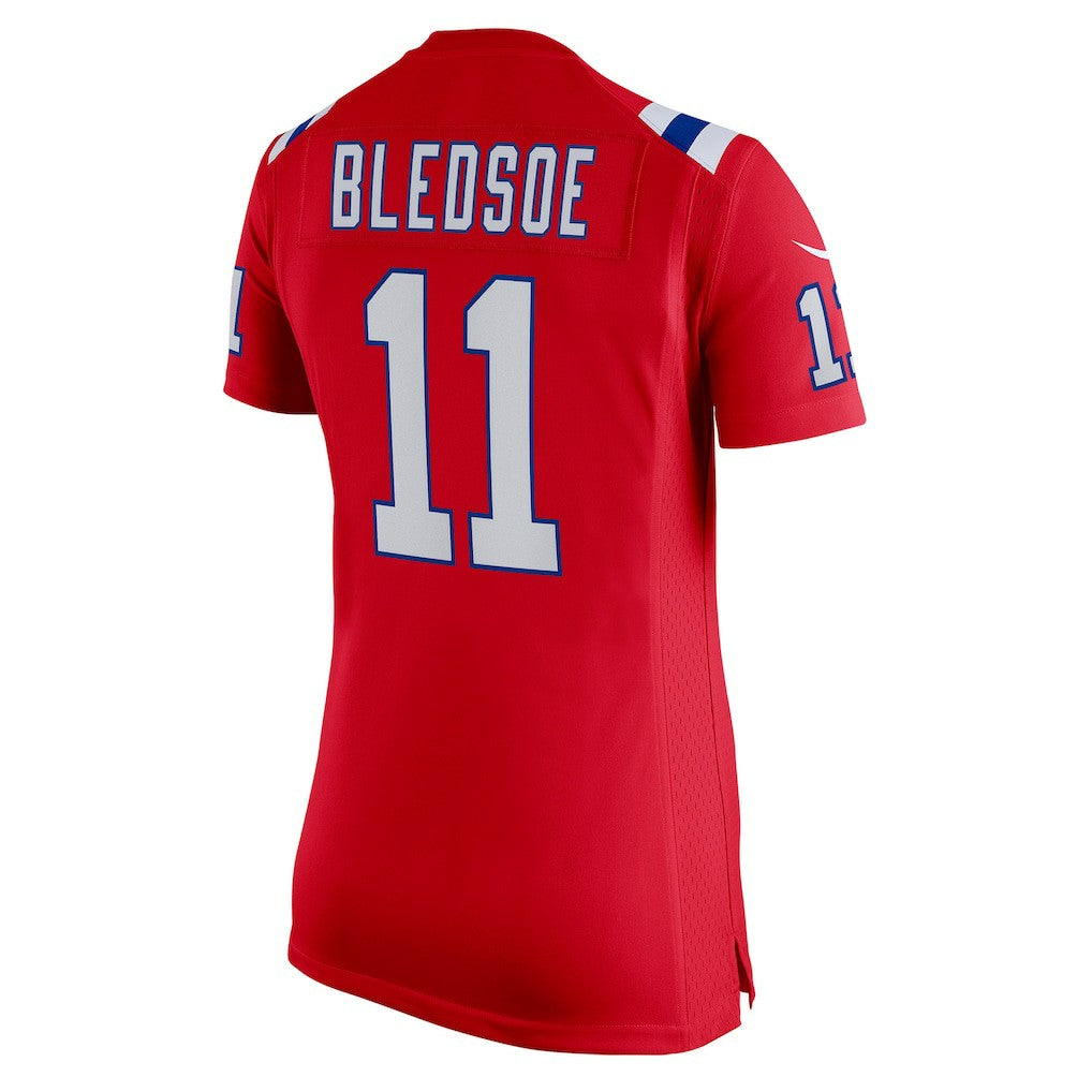 NFL Drew Bledsoe New England Patriots Women's Retired Game Jersey - Red