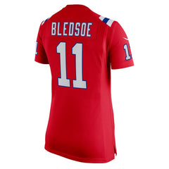 NFL Drew Bledsoe New England Patriots Women's Retired Game Jersey - Red