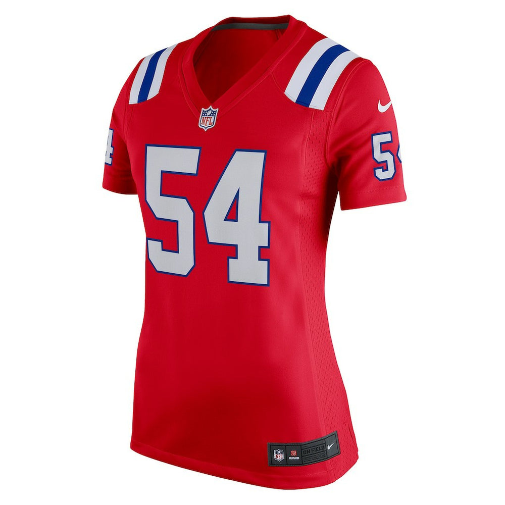 NFL Tedy Bruschi New England Patriots Women's Retired Game Jersey - Red