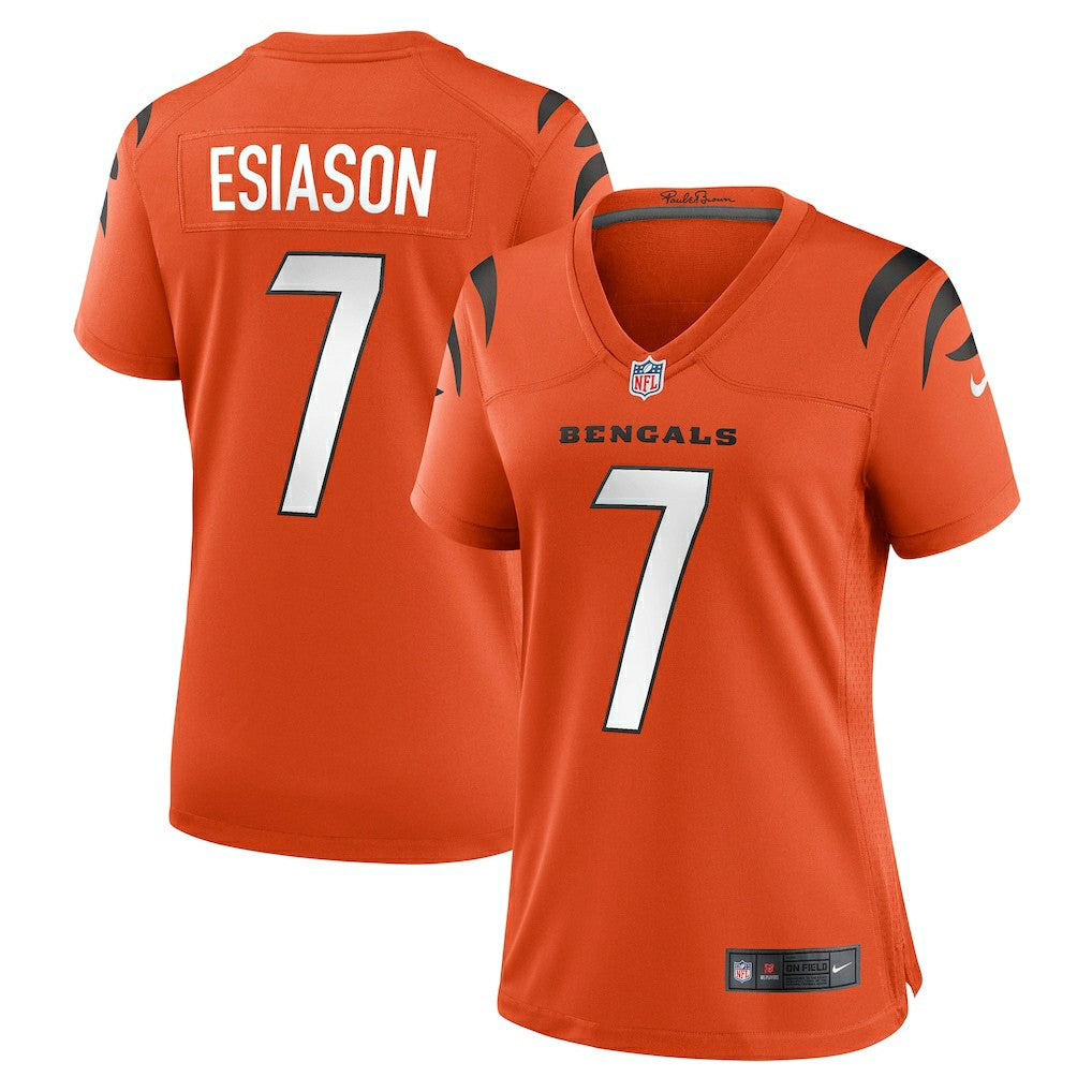 Boomer Esiason Cincinnati Bengals Women's Retired Game Jersey Orange