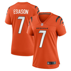 Boomer Esiason Cincinnati Bengals Women's Retired Game Jersey Orange