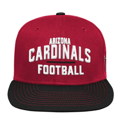 Arizona Cardinals Youth Lock Up Snapback Hat Cardinal/Black