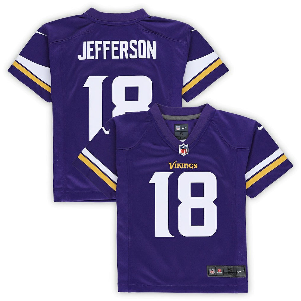 NFL Justin Jefferson Minnesota Vikings Preschool Game Jersey - Purple