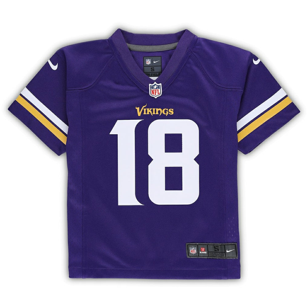 NFL Justin Jefferson Minnesota Vikings Preschool Game Jersey - Purple