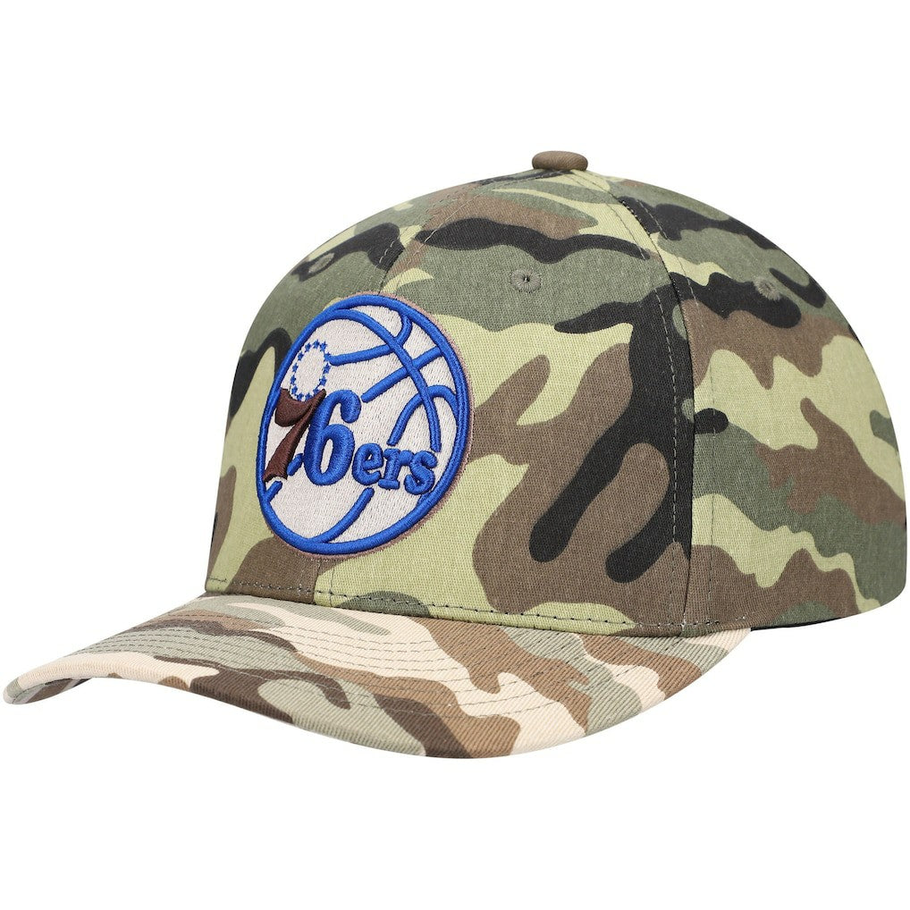 Philadelphia 76ers Woodland Desert Snapback Hat Camo