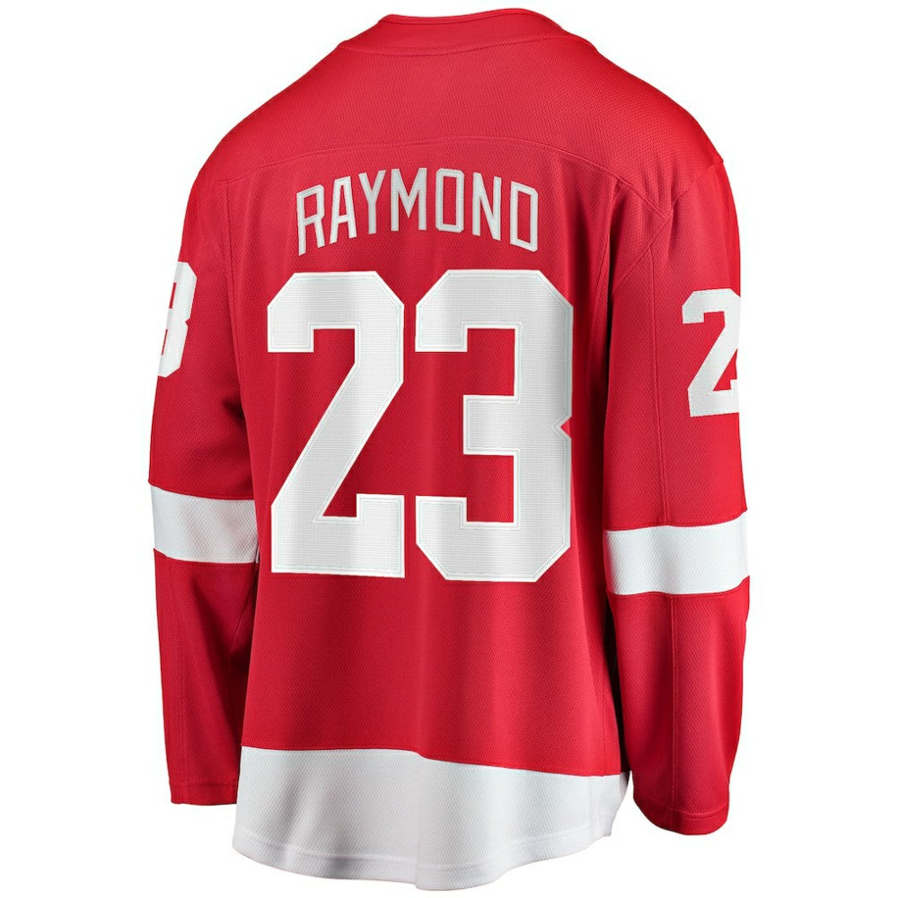 NHL Lucas Raymond Detroit Red Wings Fanatics Home Breakaway Player Jersey - Red
