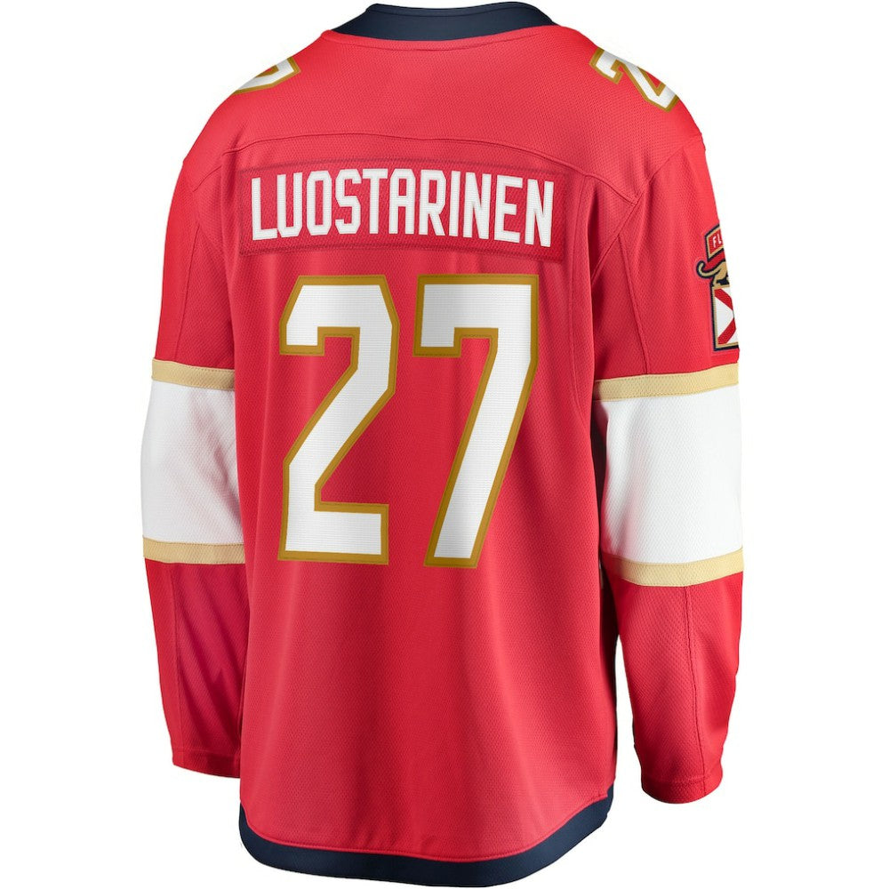 NHL Eetu Luostarinen Florida Panthers Fanatics Home Breakaway Player Jersey - Red