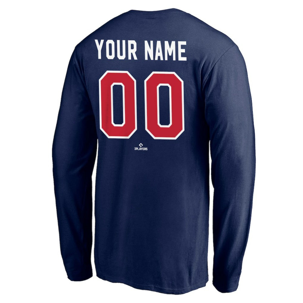 Cleveland Guardians Personalized Winning Streak Long Sleeve T-Shirt - Navy T-shirts