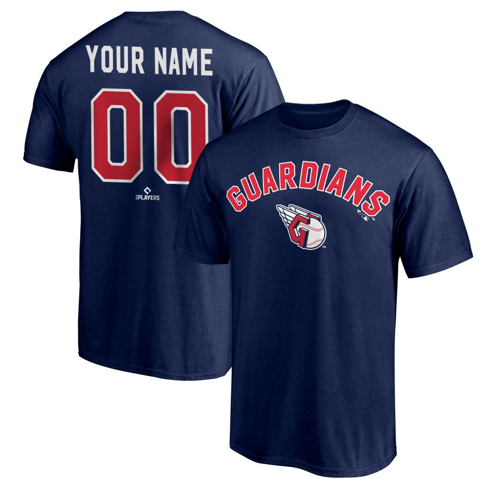 Cleveland Guardians Personalized Winning Streak T-Shirt - Navy T-shirts