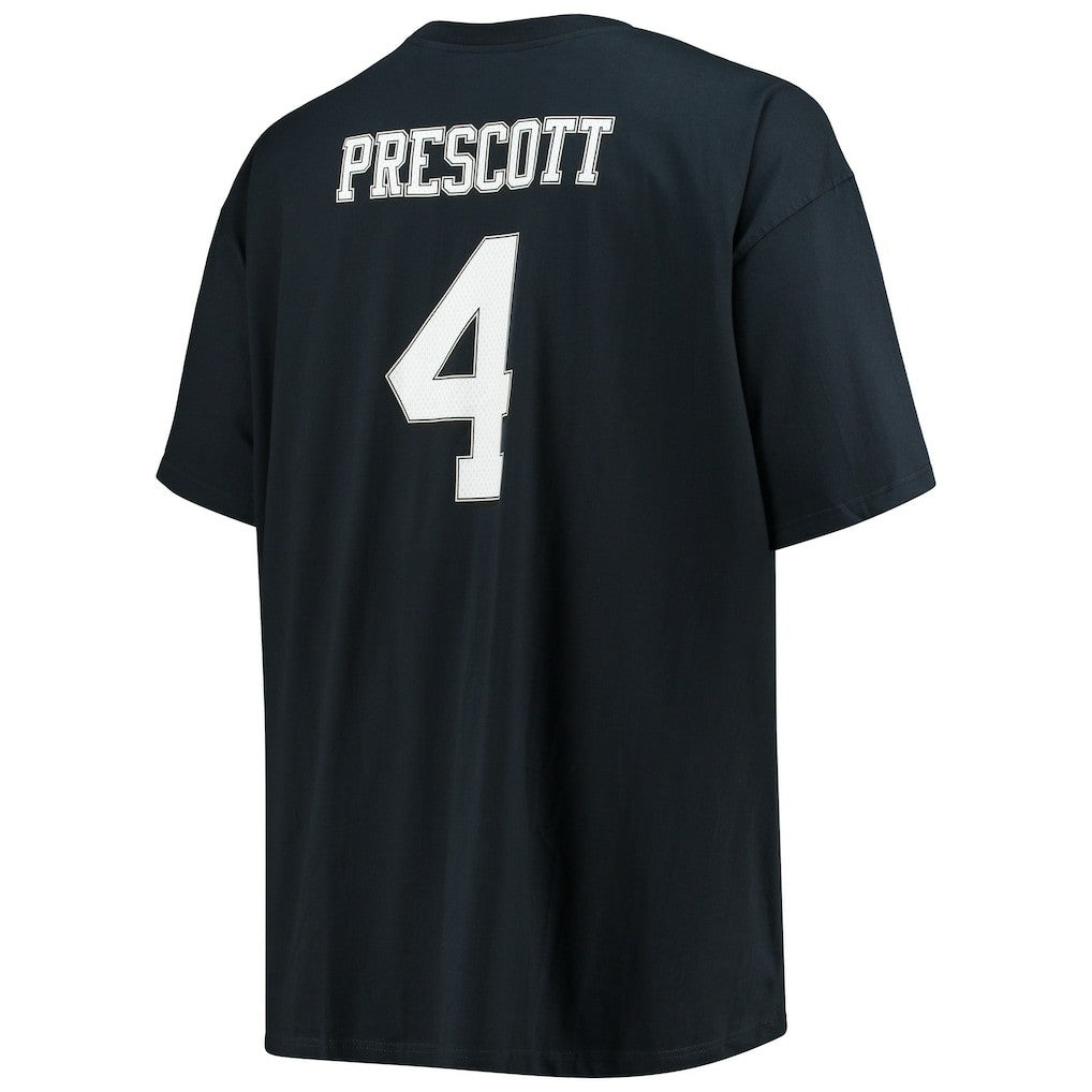 Dak Prescott Dallas Cowboys Big & Tall Player Name & Number T-Shirt Navy