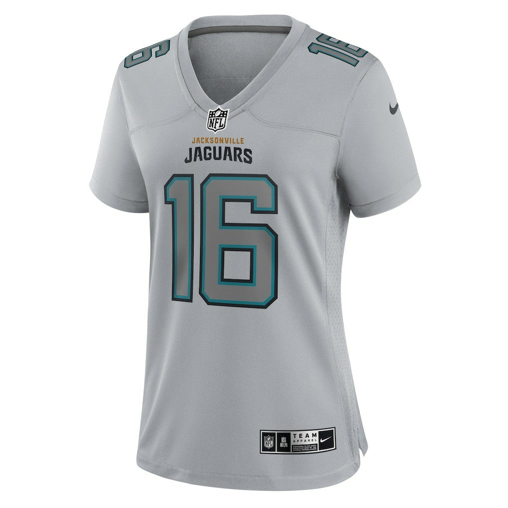 Trevor Lawrence Jacksonville Jaguars Women's Atmosphere Fashion Game Jersey Gray