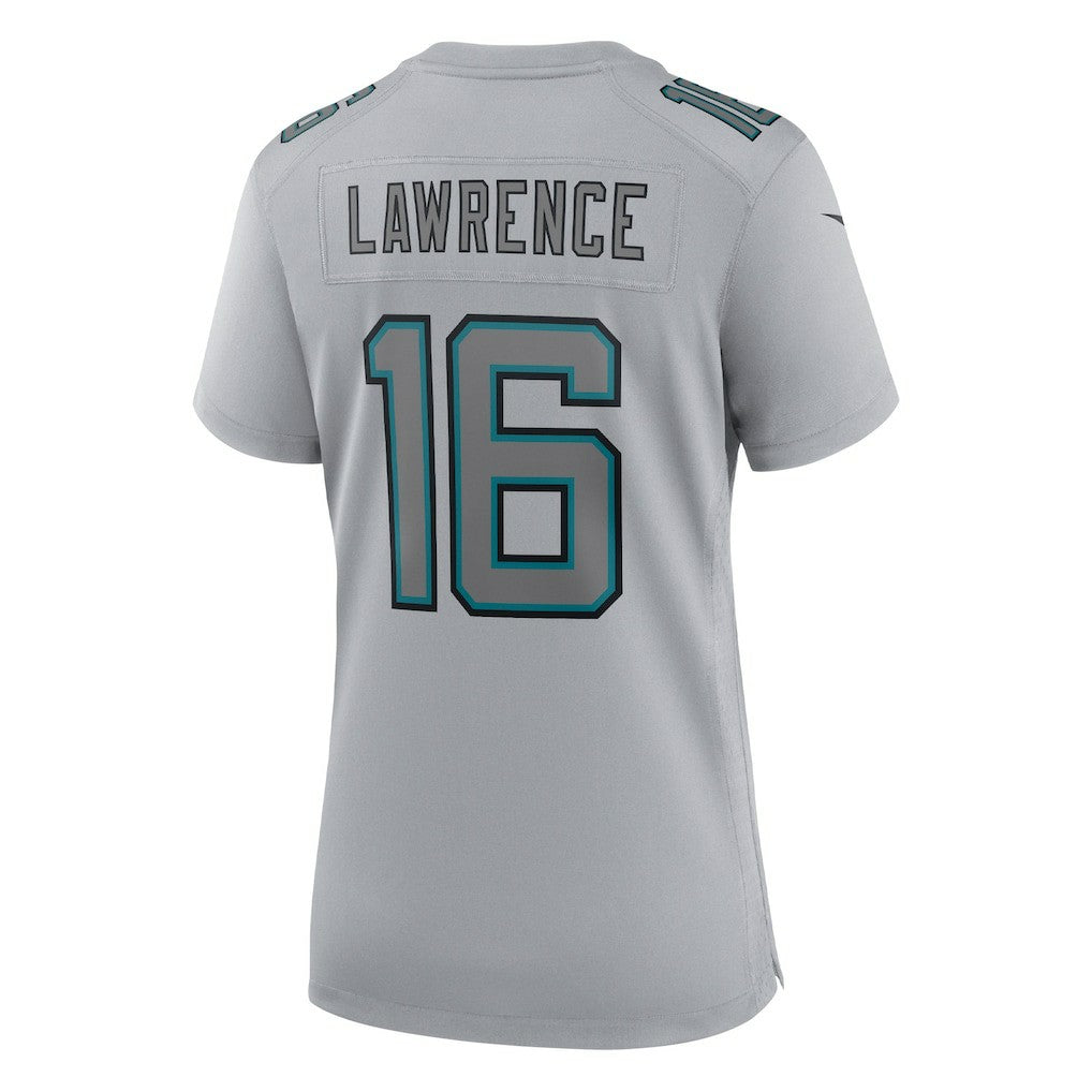 Trevor Lawrence Jacksonville Jaguars Women's Atmosphere Fashion Game Jersey Gray