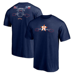Houston Astros Hometown Collection Scoreboard Bull T-Shirt - Navy T-shirts