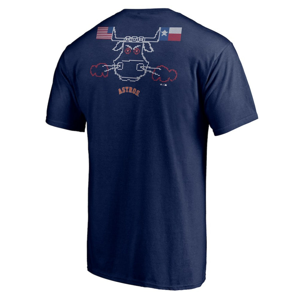 Houston Astros Hometown Collection Scoreboard Bull T-Shirt - Navy T-shirts