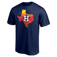 Houston Astros Hometown Collection Texas Sunrise T-Shirt - Navy T-shirts