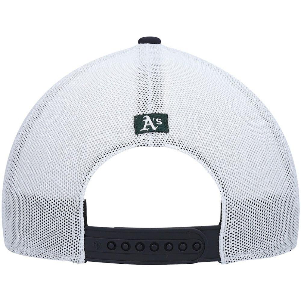 Athletics '47 Flag Fill Trucker Snapback Hat - Navy/White Hats