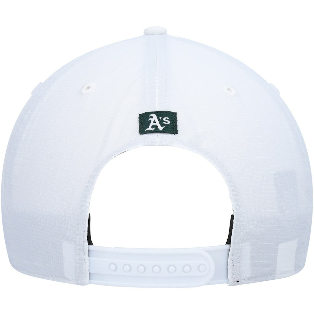 Athletics '47 Flag Flutter Hitch Snapback Hat - White Hats