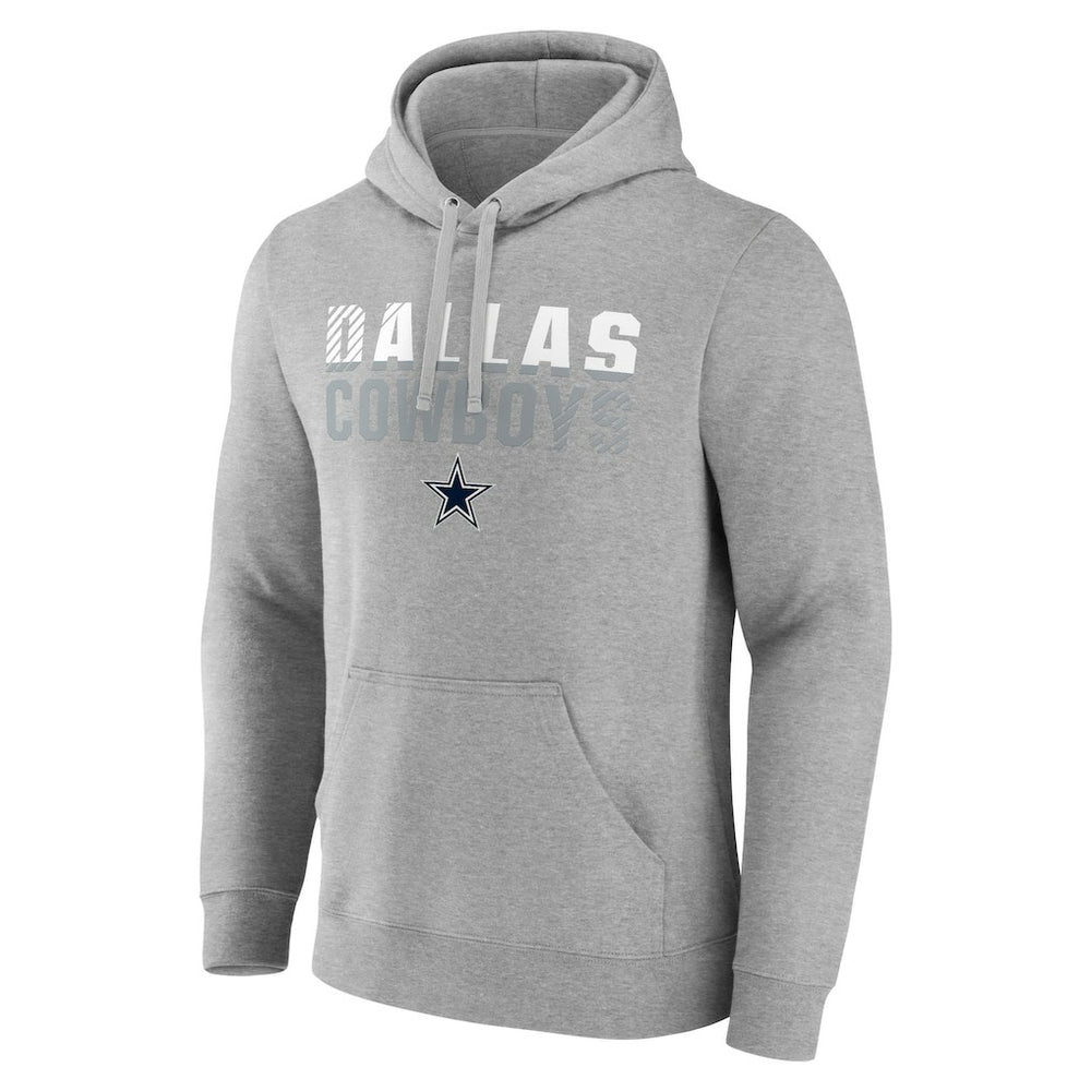 Dallas Cowboys Fade Out Pullover Hoodie Heathered Gray