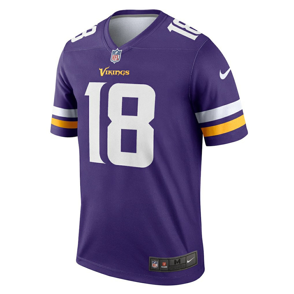 Justin Jefferson Minnesota Vikings Legend Player Performance Top Purple