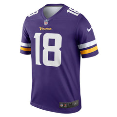 Justin Jefferson Minnesota Vikings Legend Player Performance Top Purple
