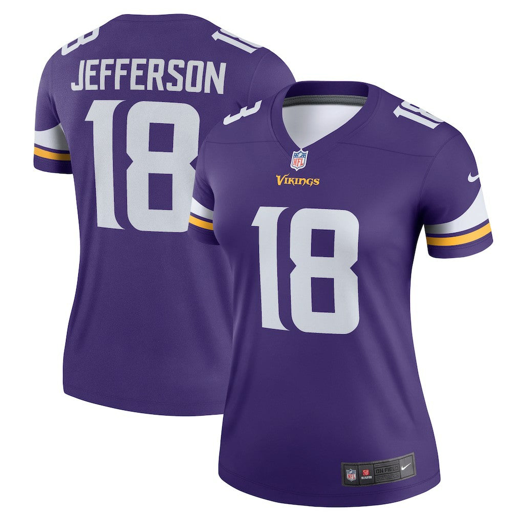 Justin Jefferson Minnesota Vikings Women's Legend Player Performance Top Purple