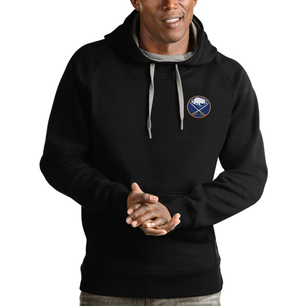 NHL Buffalo Sabres Antigua Victory Pullover Hoodie - Black