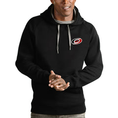 NHL Carolina Hurricanes Antigua Team Victory Pullover Hoodie - Black