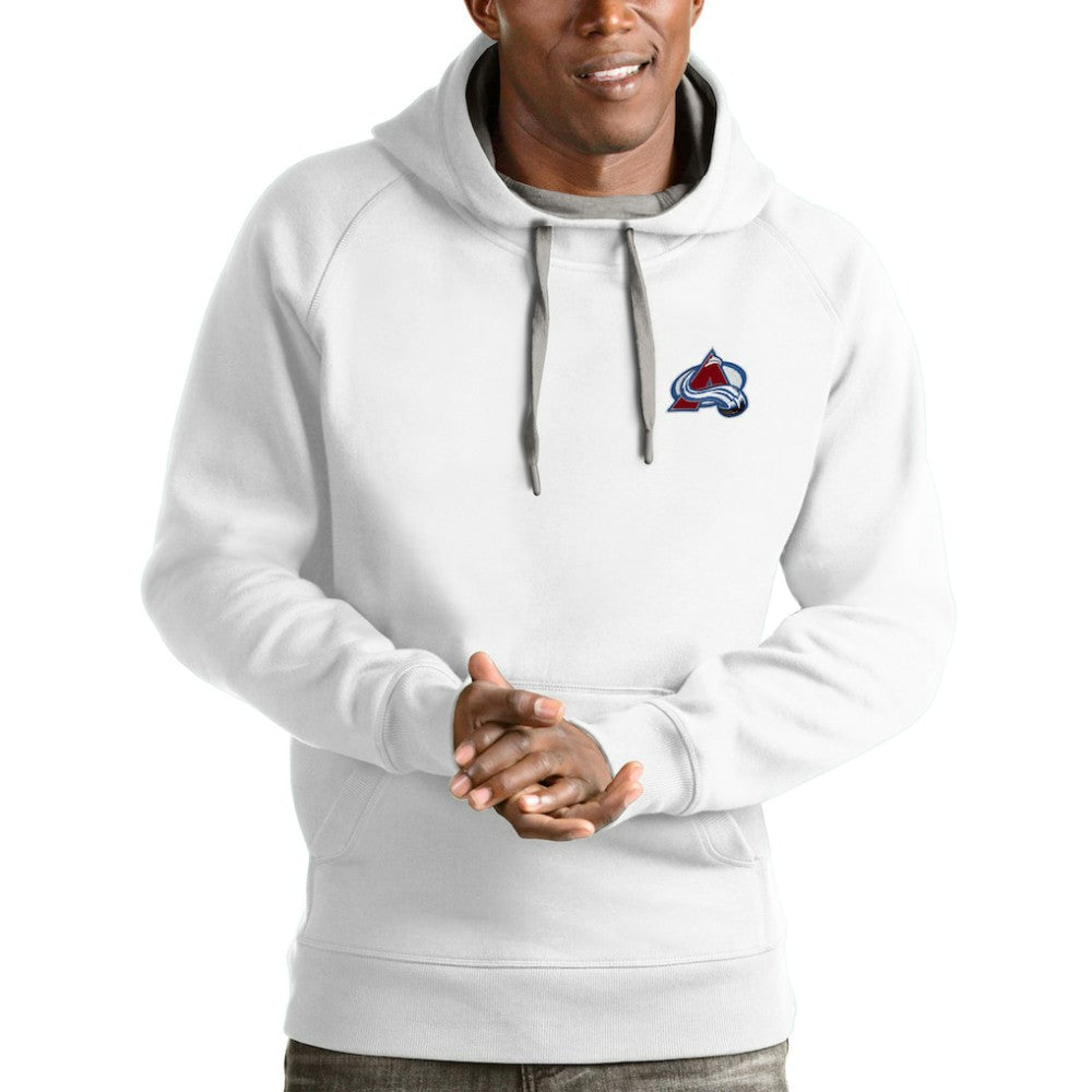 NHL Colorado Avalanche Antigua Victory Pullover Hoodie - White