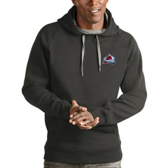 NHL Colorado Avalanche Antigua Victory Pullover Hoodie - Charcoal