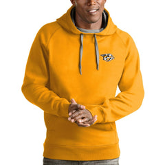 NHL Nashville Predators Antigua Victory Pullover Hoodie - Gold