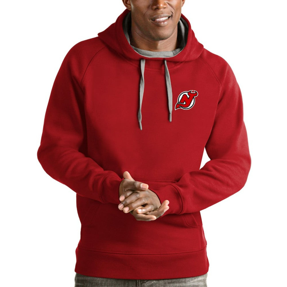 NHL New Jersey Devils Antigua Team Victory Pullover Hoodie - Red