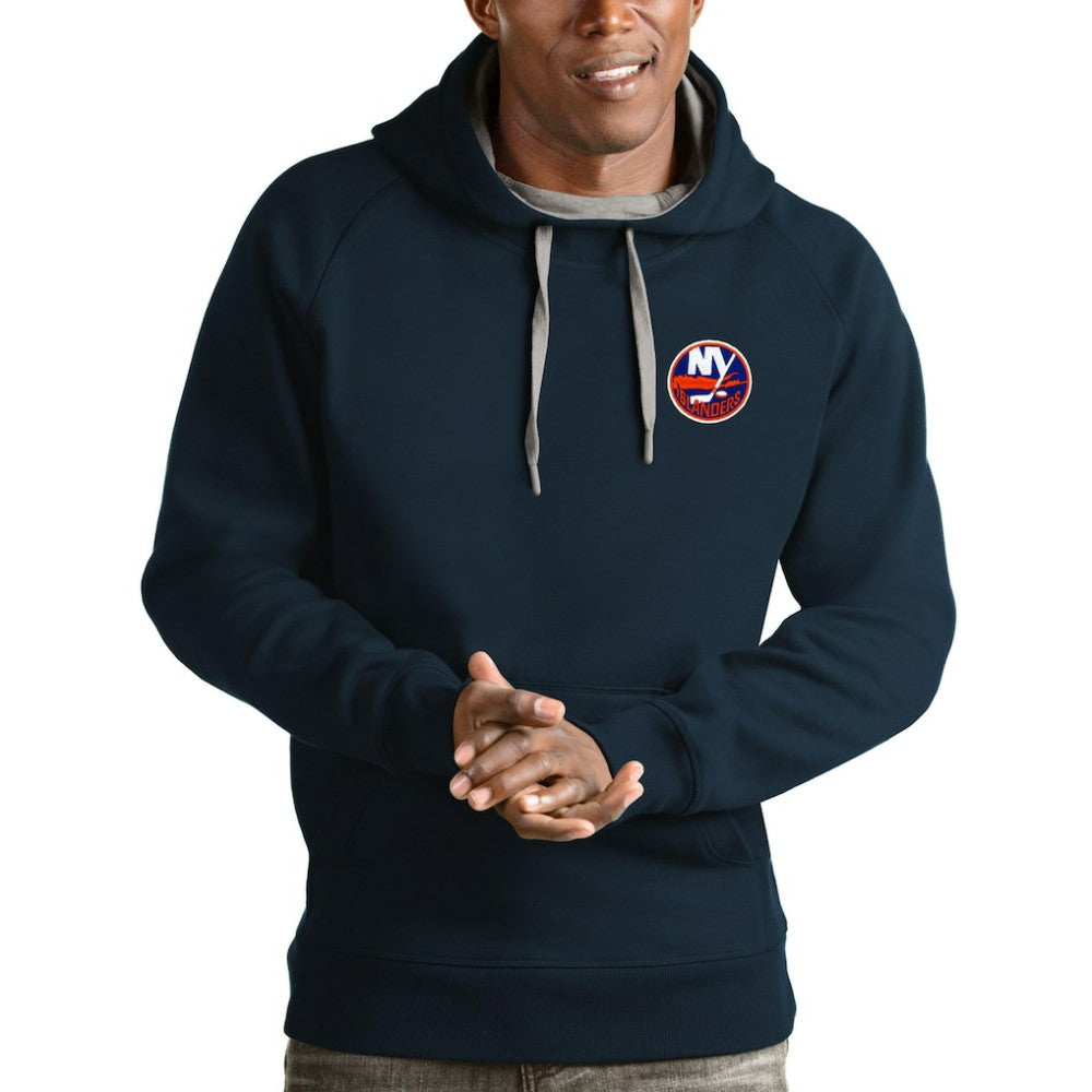 NHL New York Islanders Antigua Victory Pullover Hoodie - Navy