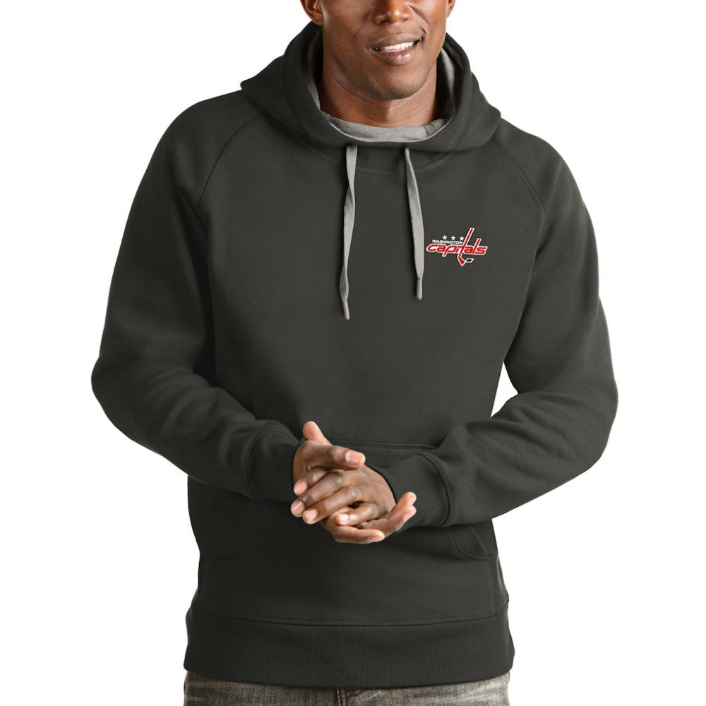 NHL Washington Capitals Antigua Victory Pullover Hoodie - Charcoal