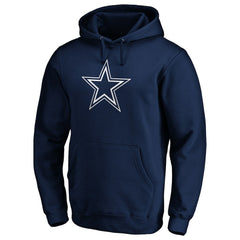 Dallas Cowboys Primary Logo Fitted Pullover Hoodie Navy